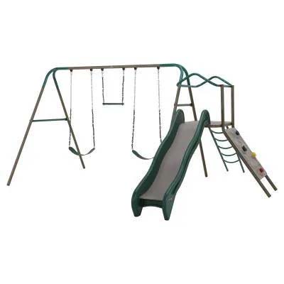 Climb Slide Swing Set Playground Set by Lifetime - Main Image