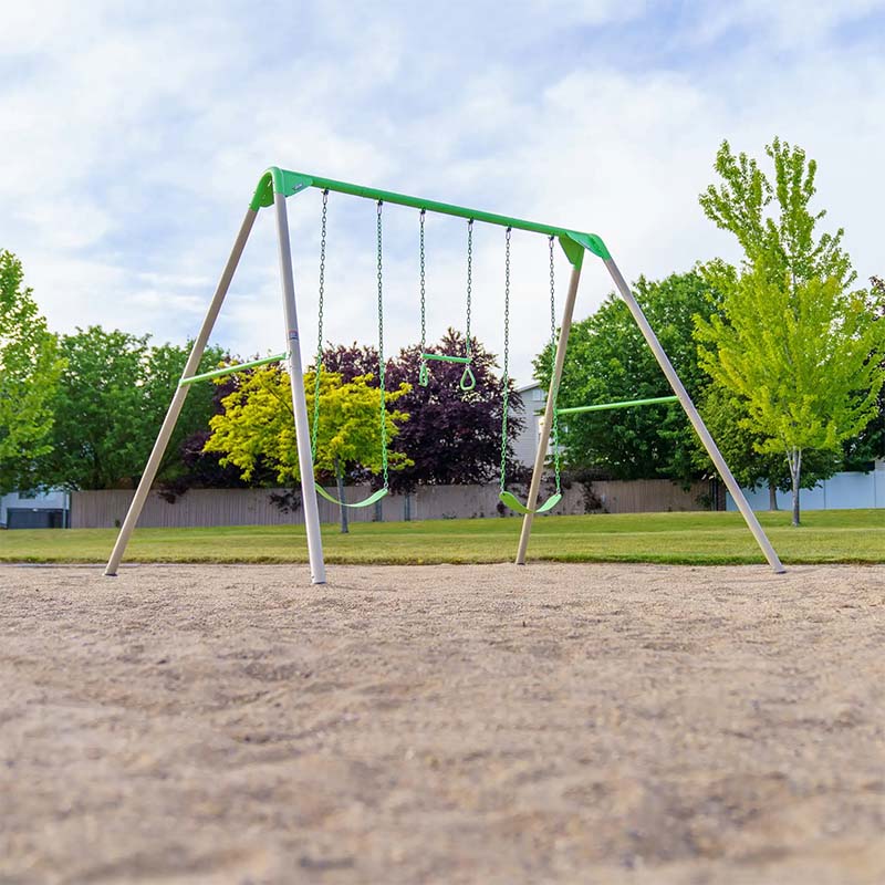 Metal Swing Set Playground Set by Lifetime –